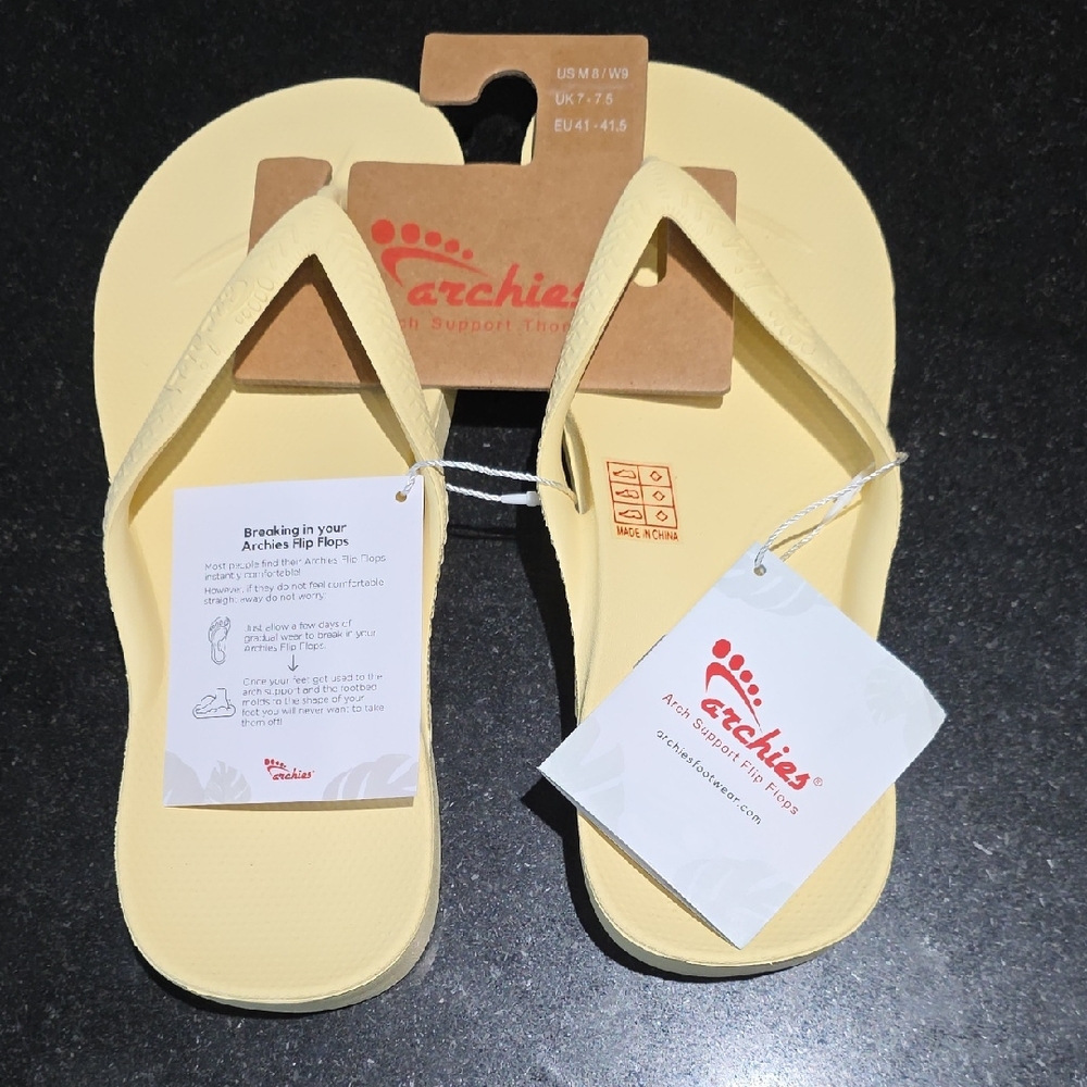 Archies Women's Yellow Sandals